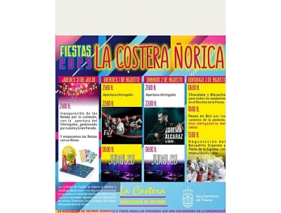 FIESTAS DE VERANO EN LA COSTERA ÑORICA 