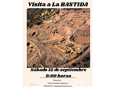 VISITA GUIADA AL YACIMIENTO ARGÁRICO DE LA BASTIDA, LA TROYA DE OCCIDENTE, 12 DE SEPTIEMBRE VISITA GUIADA AL YACIMIENTO ARGÁRICO DE LA BASTIDA, LA TROYA DE OCCIDENTE, 12 DE SEPTIEMBRE