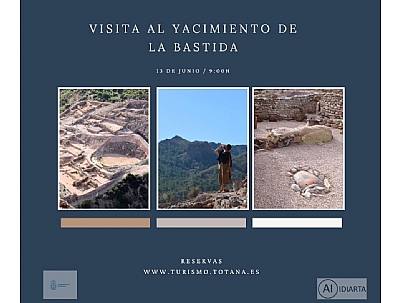 VISITA GUIADA AL YACIMIENTO ARGÁRICO DE LA BASTIDA, LA TROYA DE OCCIDENTE