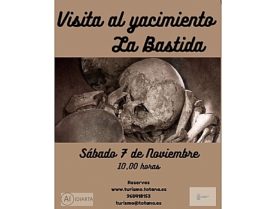 VISITA GUIADA AL YACIMIENTO ARGÁRICO DE LA BASTIDA, LA TROYA DE OCCIDENTE. 7 DE NOVIEMBRE.