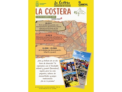 ACTIVIDADES ASOCIACIÓN DE VECINOS DE LA COSTERA  ACTIVIDADES ASOCIACIÓN DE VECINOS DE LA COSTERA